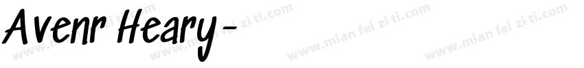 Avenr Heary字体转换